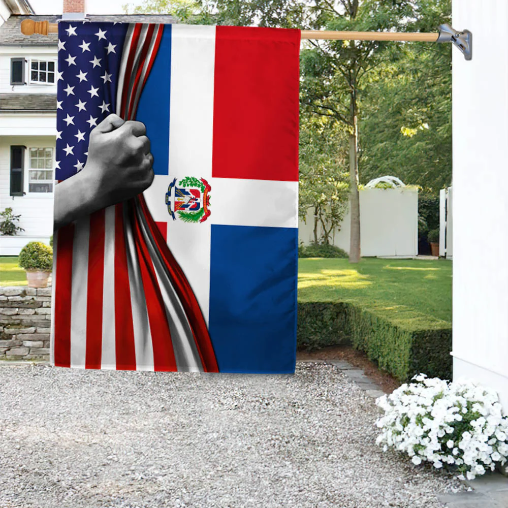 Dominican-American Flag